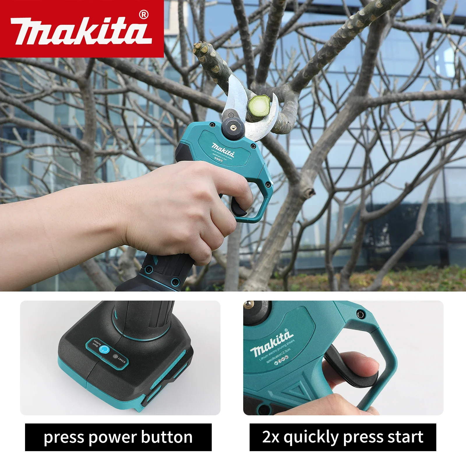 Gardening Tools Vegetables - 庭の果樹の枝や葉を剪定するためのコードレス電動剪定ばさみ。充電式。MPP569