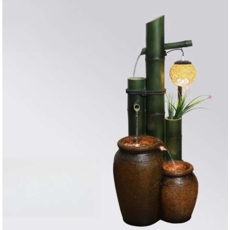 創造的な水景装飾、庭園飾り、床置き流水噴水、中庭装飾、和風の - Gardening Hand Tools Japanese のレビューと価格
