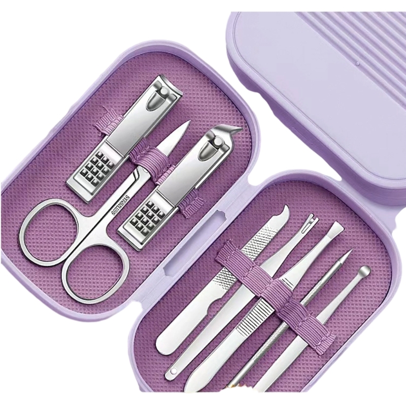 多目的マニキュア爪切りスチールネイルケアツール収納ポーチ付き - Gardening Tools Essential のレビューと価格