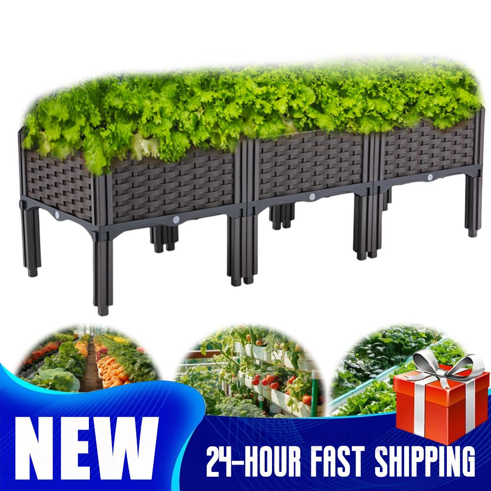 排水機能と自動給水設計を備えた高床式プランターボックス、屋外 - Self-Watering Planter のレビューと価格