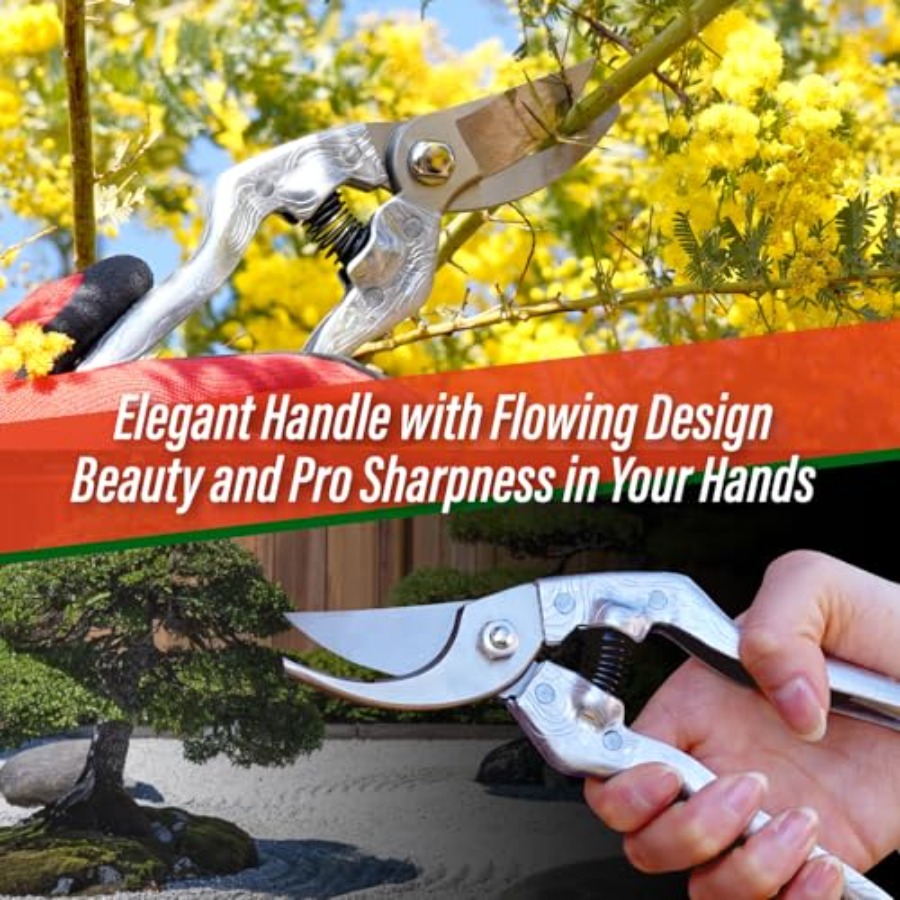 バイパス剪定鋏「プラス鍛造」-プロ仕様の日本製ハンドガーデン - Gardening Hand Tools Japanese のレビューと価格